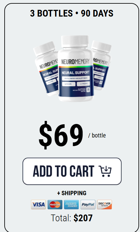 Neuro Memory - 3 Bottle